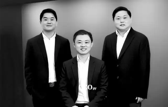 Gustavo, Alfredo y Adolfo Koo, segunda generación de Nutrihuevos.