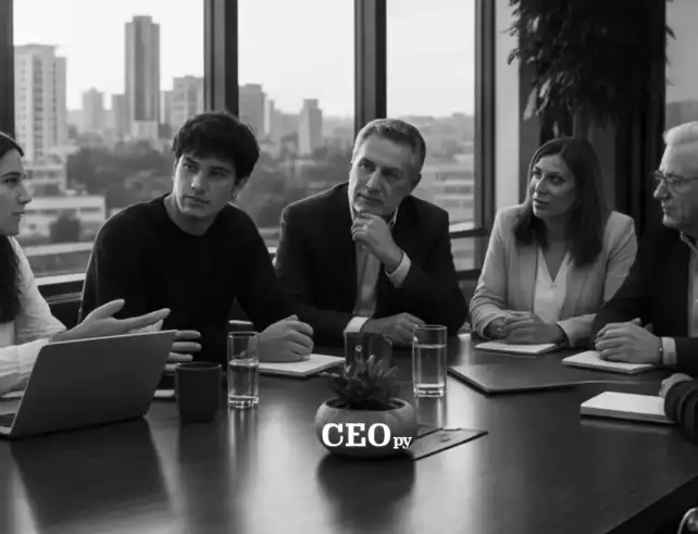 Generaciones senior y Gen Z reunidas en el directorio de una empresa familiar